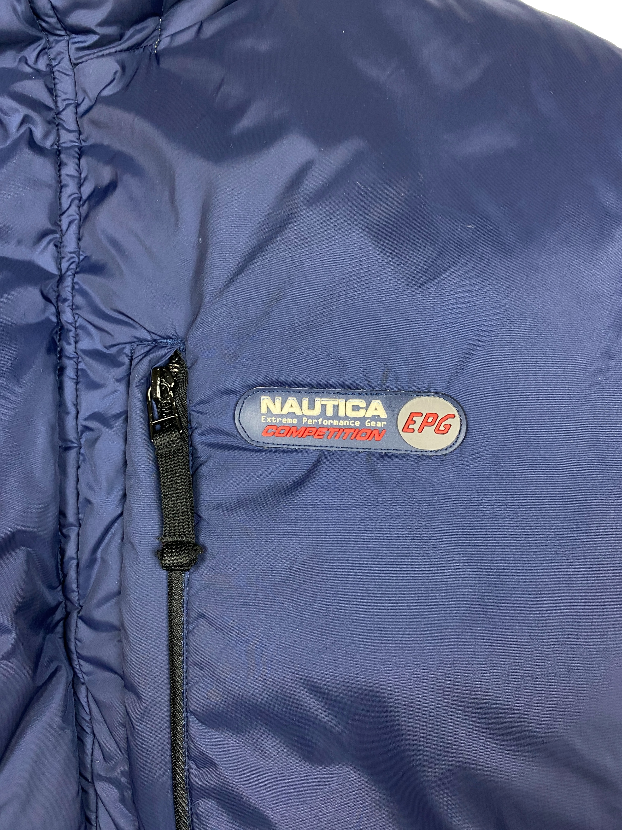 Vintage Nautica Reversible Puffer Jacket