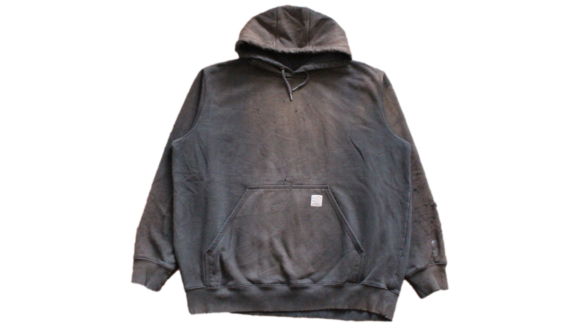 Faded Brown Distressed Carhartt Hoodie