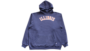 Vintage Illinois Russell Hoodie