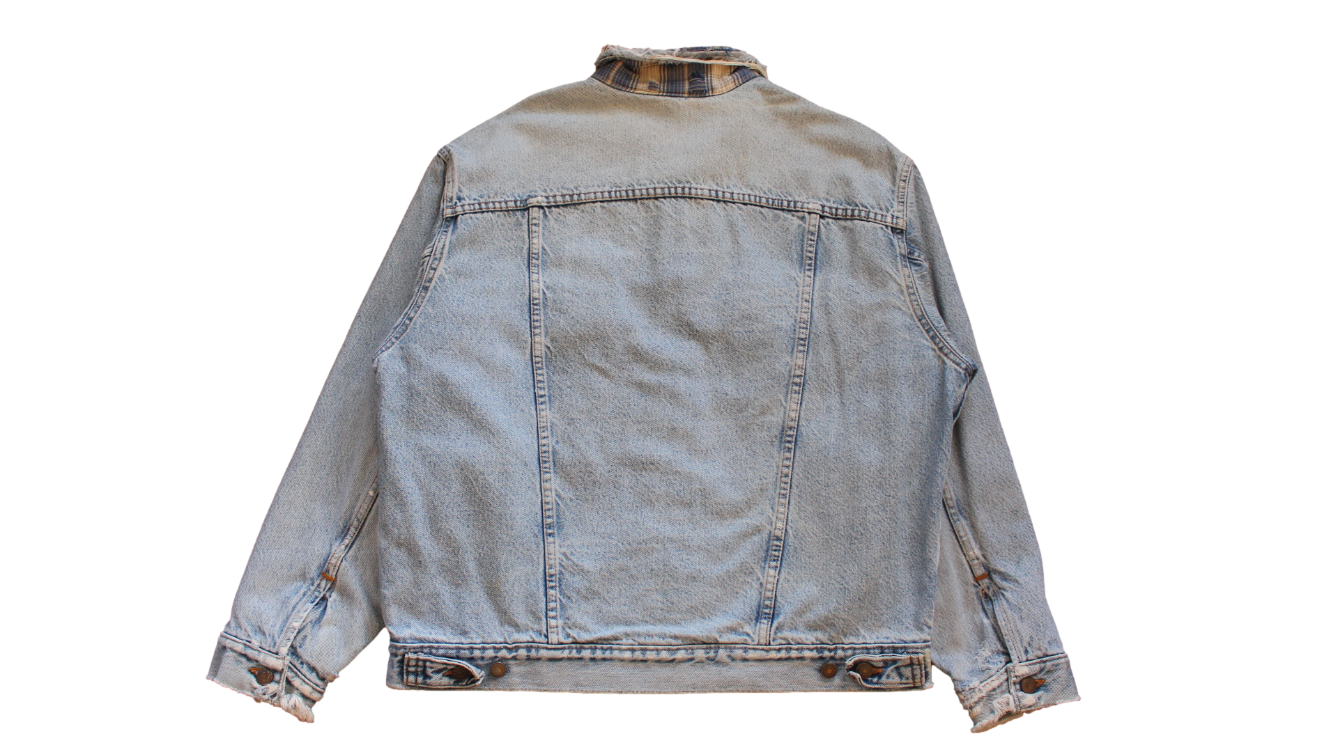 Vintage Distressed Levis Lined Denim Jacket