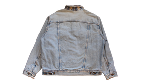 Vintage Distressed Levis Lined Denim Jacket