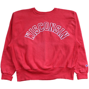 Wisconsin Champion Reverse Weave Crewneck